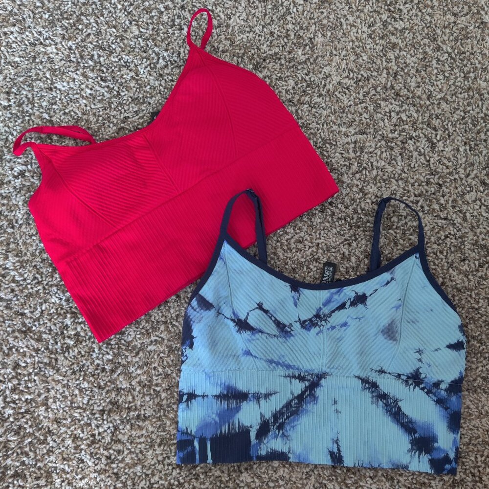 Set of 2 Pink Sports Bras